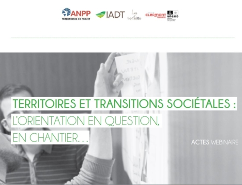 Actes du séminaire “Territoires et transitions sociétales : l’orientation en question, en chantier…”